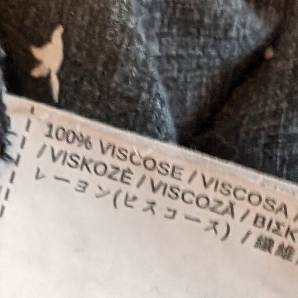 Black with white bird polka dot shirt dress with belt 14 - Picture 9 of 9